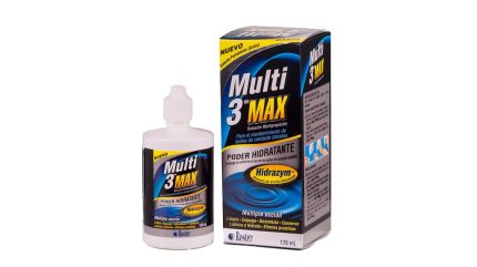 Multi 3 MAX – Solución Multipropósito para lentes de contacto
